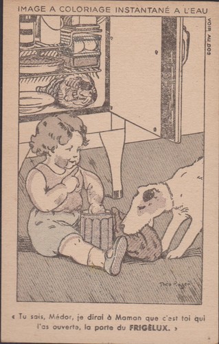 Chromo ancien publicitaire - chromo,