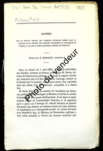 Entomologie agricole 1863 les - agricole:,