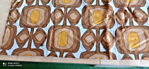 Tissu géométrie des années - tissu,