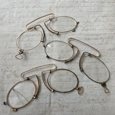 Lot 3 Pince Nez Rare XIXè