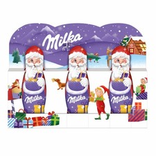 Milka Père Noël 3 Figurines