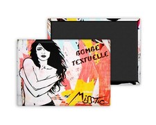 Bombe Textuelle Misstic-Magnet Personnalisé 54x78mm Photo Frigo