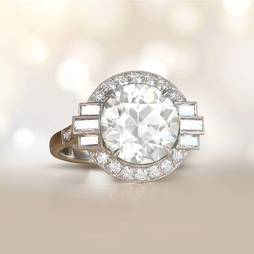 Bague fiançailles art - bague,