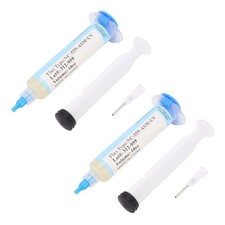 2Pcs Solder Oil Syringe Flux Paste PCB BGA Electronic Equipment Soldering Rework