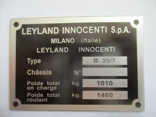 Plaque Id-Plaque Leyland