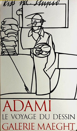 Adami valerio affiche - adami, en