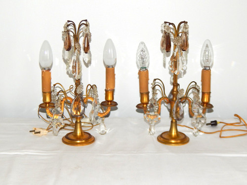 Ancienne paire girandoles - paire,