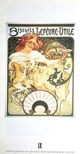 A. MUCHA poster, affiche " L-U " format 33x63cm (élément de calendrier 2009)