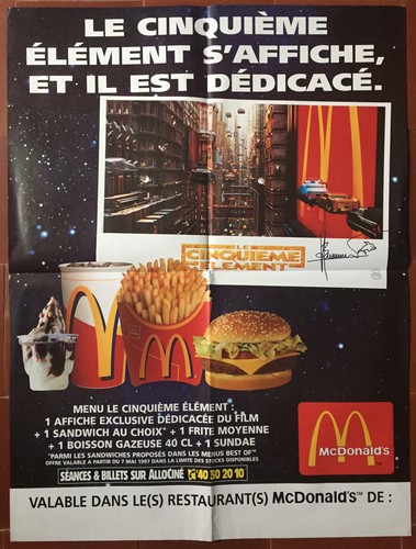 Affiche cinquieme element - le,