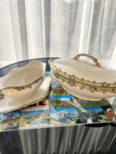 Limoges soupière ovale - t.l.b,