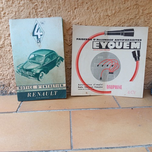 Renault 4cv notice - 4cv, d'entretien