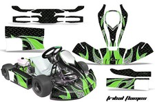 Autocollants Graphiques De Karting Pour JR CRG Cadet Bambino TRIBALFLAMES G K