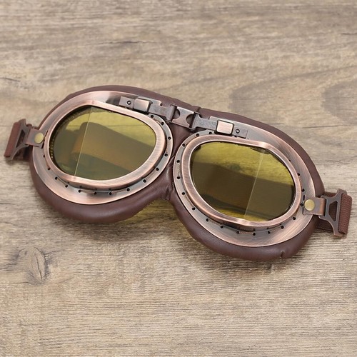 Retro pilot goggles motorcycle - retro,