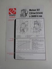 Prospectus moteur fixe bernard - moteur,