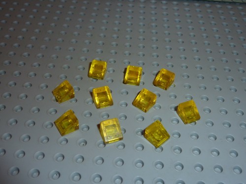 Lego tryellow slope brick - lego,