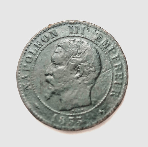 Monnaie france centimes 1855 - 2,