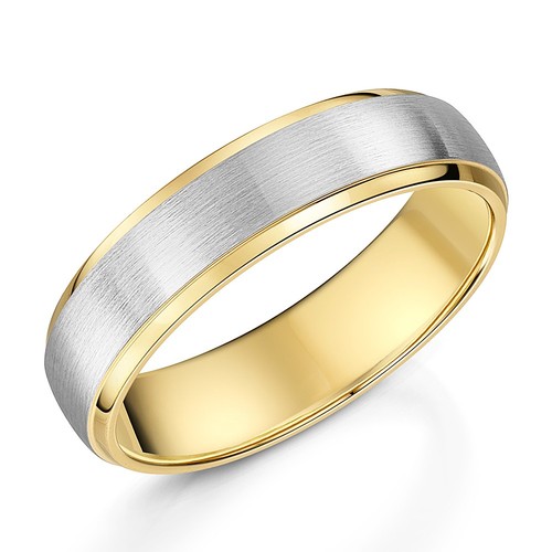 Bague titane 5mm deux - bague, en