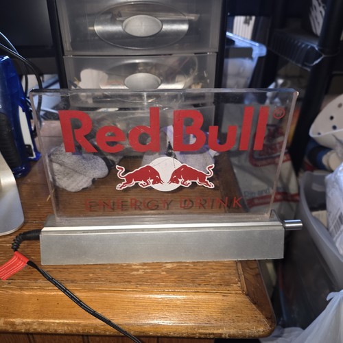 Red bull acrylic lamp - acrylic,