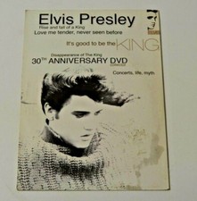RARE DVD ELVIS PRESLEY 30 EME ANNIVERSAIRE CONCERT PAS CD VINYLE 45 33 TOURS
