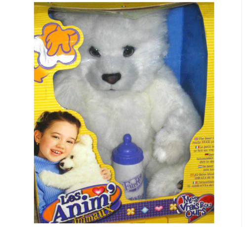 Ours polaire blanc peluche