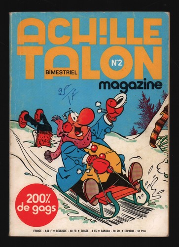 Greg achille talon magazine - talon,