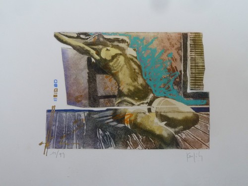 Kerfily gravure originale nu - /,