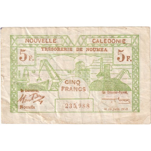 Nouvelle calédonie francs - 5,