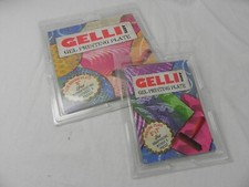 Lot X2 Gelli Arts Printing