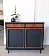 Buffet ancien modernisé, signé et daté de 1886, fabriqué à Paris