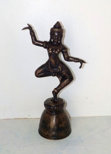 Statuette cloche bronze - statuette, en