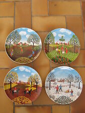 4 ASSIETTES COLLECTION LOISIRS