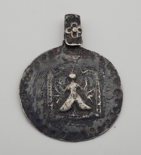 Ancien pendentif médaille - ancien,