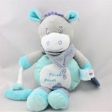 Doudou ane gris bleu Picotin