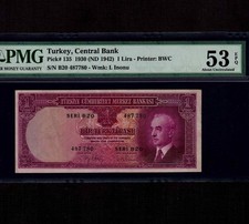Turquie 1 lire 1930(1942)