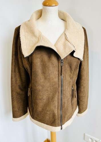 Blouson t40 suèdine marron - blouson, t40/42