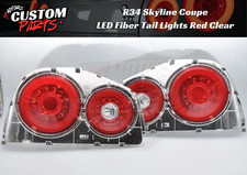 Feux arrière à LED V2 design rouge clair Nissan Skyline R34 99-02 GTR GTT