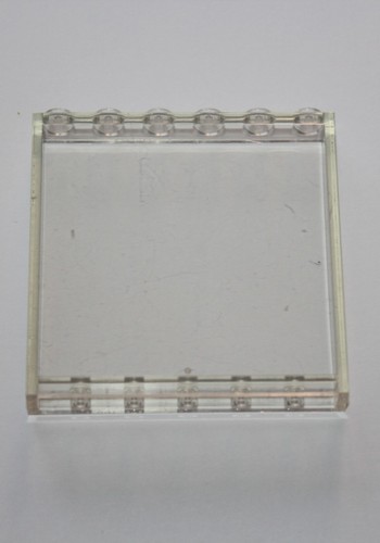 Lego trans clear panel 1x6x5 - trans-clear,