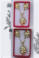 PARURE MULTICOEUR EN PLAQUÉ