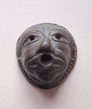 Tête en bronze, époque gallo-romaine ou mérovingienne, Haute époque