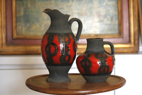 Paire vases céramique - paire,
