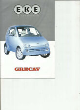 GRECAV - EKE VOITURE SANS PERMIS - 2002 ? catalogue brochure dépliant