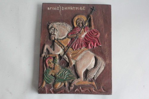 Icône orthodoxe grecque bois
