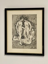 Dessin original encre lavis