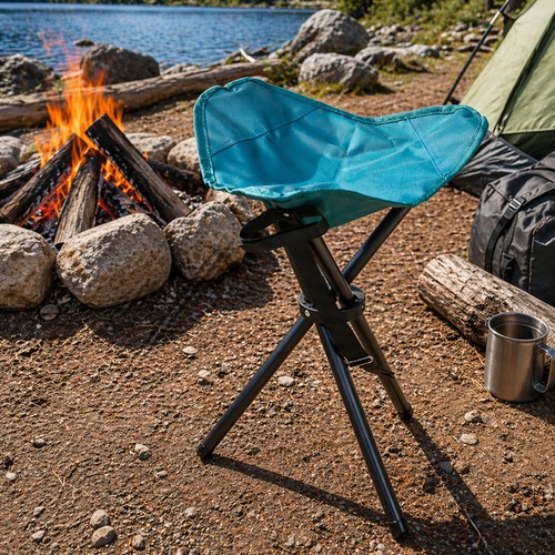 Tabouret pêche 3 pieds - de, à