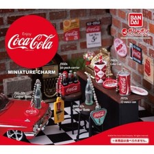 BANDAI Coca Cola Miniature Charm Ensemble Complet Jouet Capsule JAPON OFFICIEL