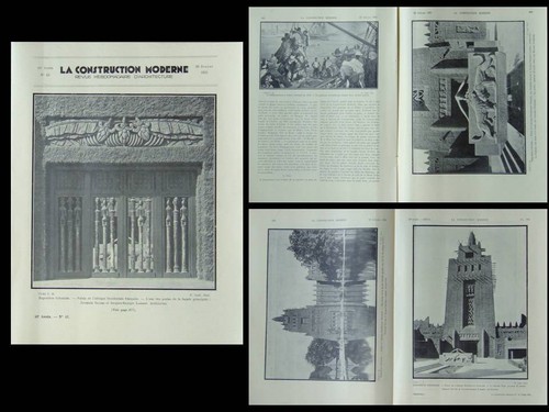 Construction moderne 1931 - moderne,