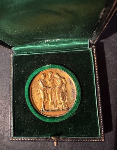 Médaille mariage vermeil - médaille,