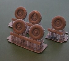 Roues françaises type Michelin XL pour Jeep Willys /1/48