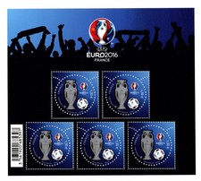 181003 - Bloc Feuillet Coupe UEFA EURO 2016 - n° 137 neuf ** - Football