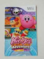 Notice Seule Jeu Nintendo WII Kirby's Adventure Wii Version FR 